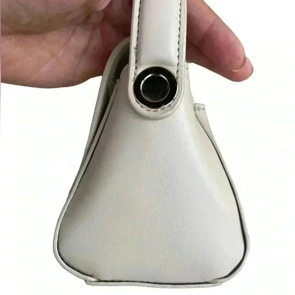 H.O.W women’s hand bag clutch cream off white used in excellent condition - Picture 12 of 12